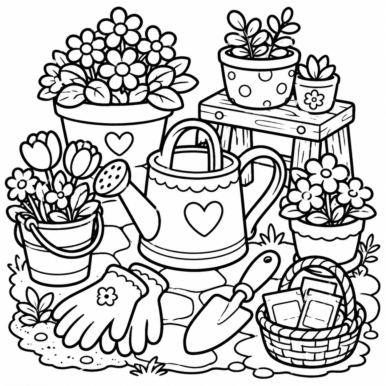 Cozy Little Corners: 30 Cute & Cozy Coloring Pages