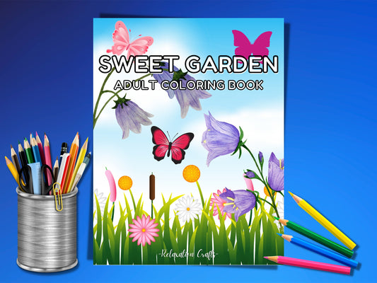 25 Colouring Pages for Adults and Kids, Relaxing Colouring Pages, Mindfulness Colouring Book for Adults, Recreation Therapy, Stress Relief