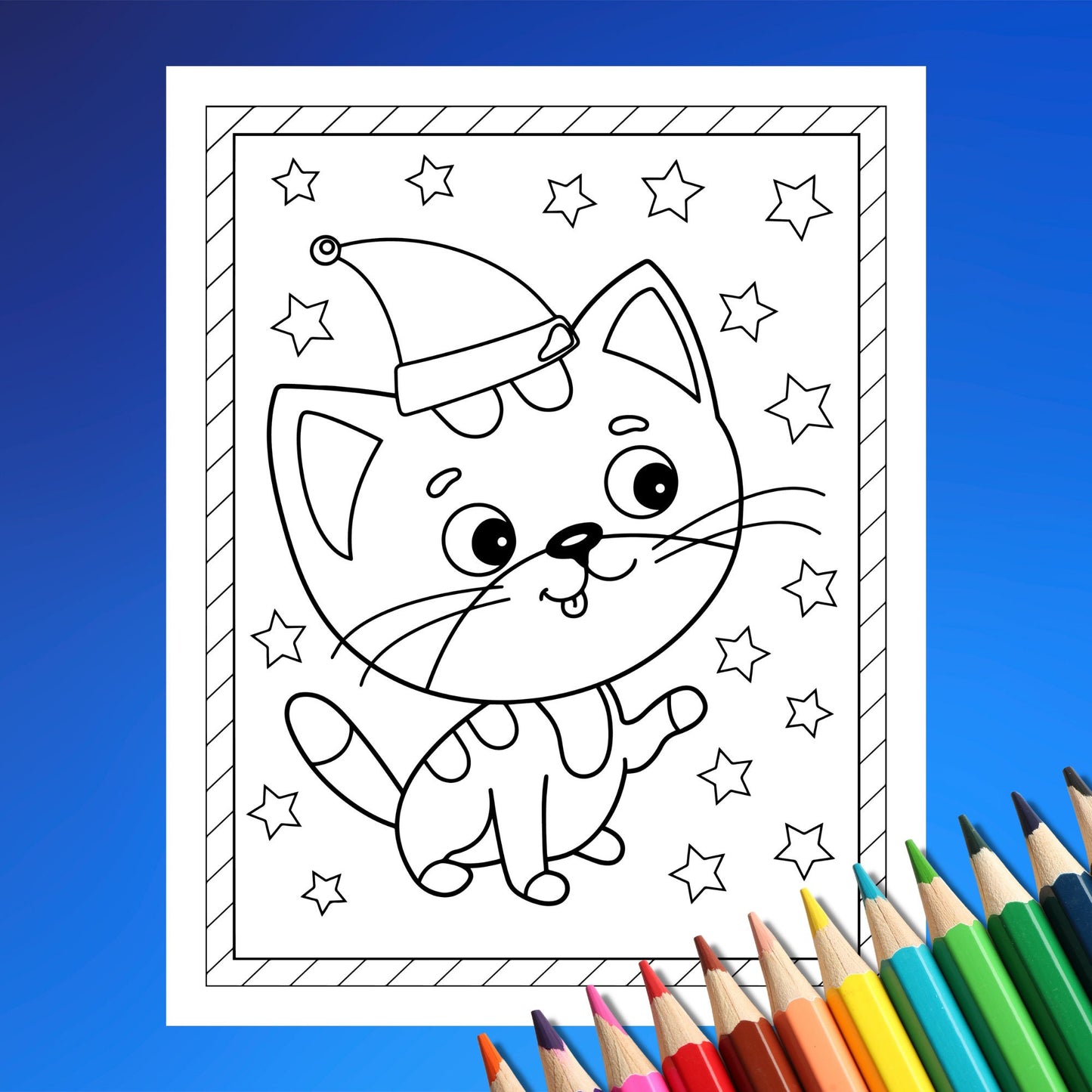 Christmas Coloring Book for Kids: 40+ High-Quality Digital Pages for Hours of Holiday Fun. Perfect Christmas Gift!