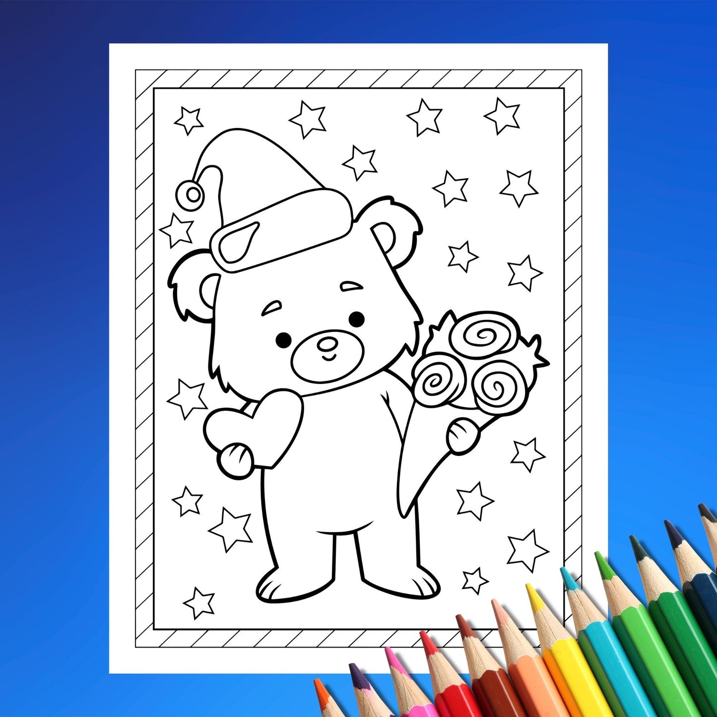 Christmas Coloring Book for Kids: 40+ High-Quality Digital Pages for Hours of Holiday Fun. Perfect Christmas Gift!