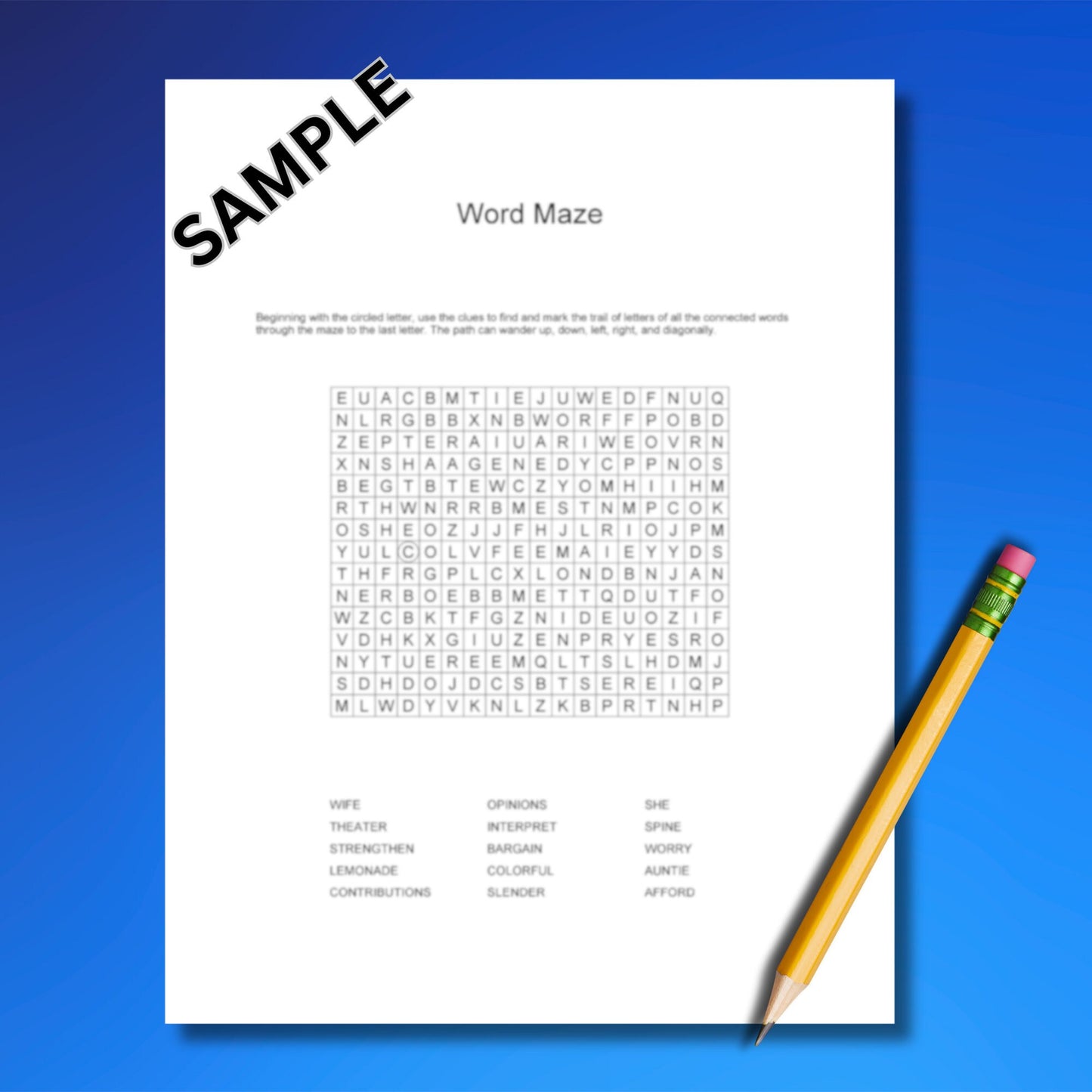 Set of 10 Varied Word Games for Adults, Brain Teasers, Word Mazes, Missing Vowels Games, Decoder Ring, Digital Download , Solutions Included