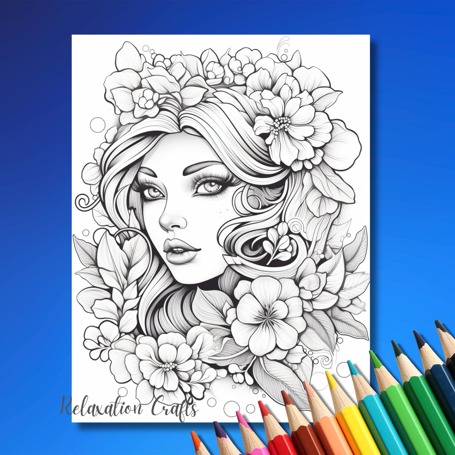 30+ Pages Happy Christmas Coloring Book for Kids & Adults, Grayscale, Plus BONUS Cover Page Without lettering, Digital Download