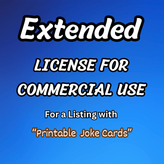 Extended License for Commercial Use, Digital Christmas Joke Cards for Kids, Gift Baskets, Subscription Boxes, Corporate Gifts, Lunch Boxes