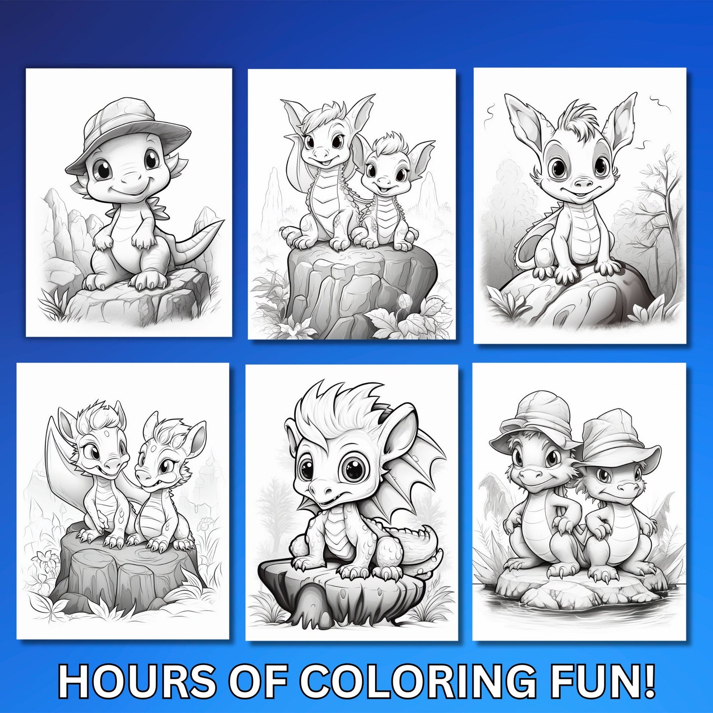 Joyful Baby Dragons