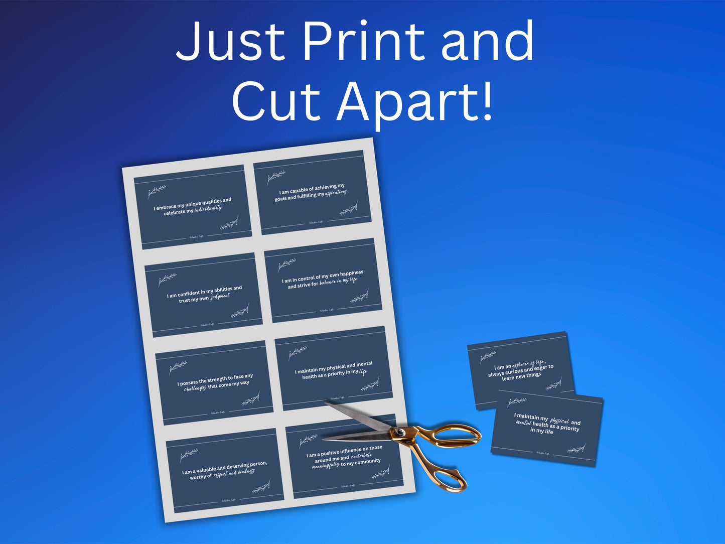 Affirmation Cards for Men, 48 Self-Esteem and Confidence Boosting Cards, a Perfect Gift for Boyfriend or Husband, Plus BONUS 16 Blank Cards!