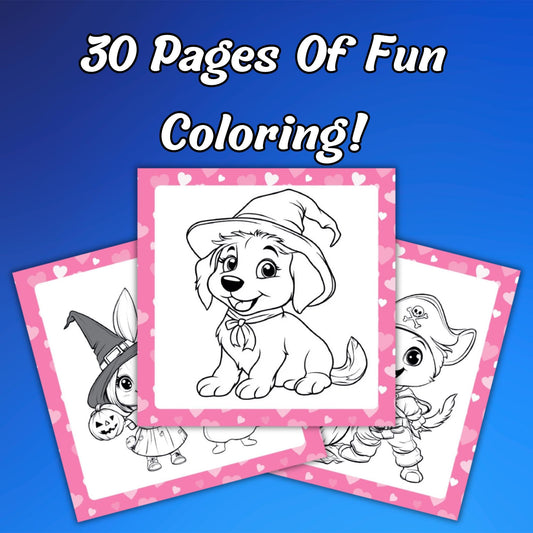 Comfy Cozy Coloring Book, 30 Adorable & Cozy Coloring Pages, Enjoy Playful Ghosts, Friendly Pumpkins and Charming Animals In Soft Spooky Fun