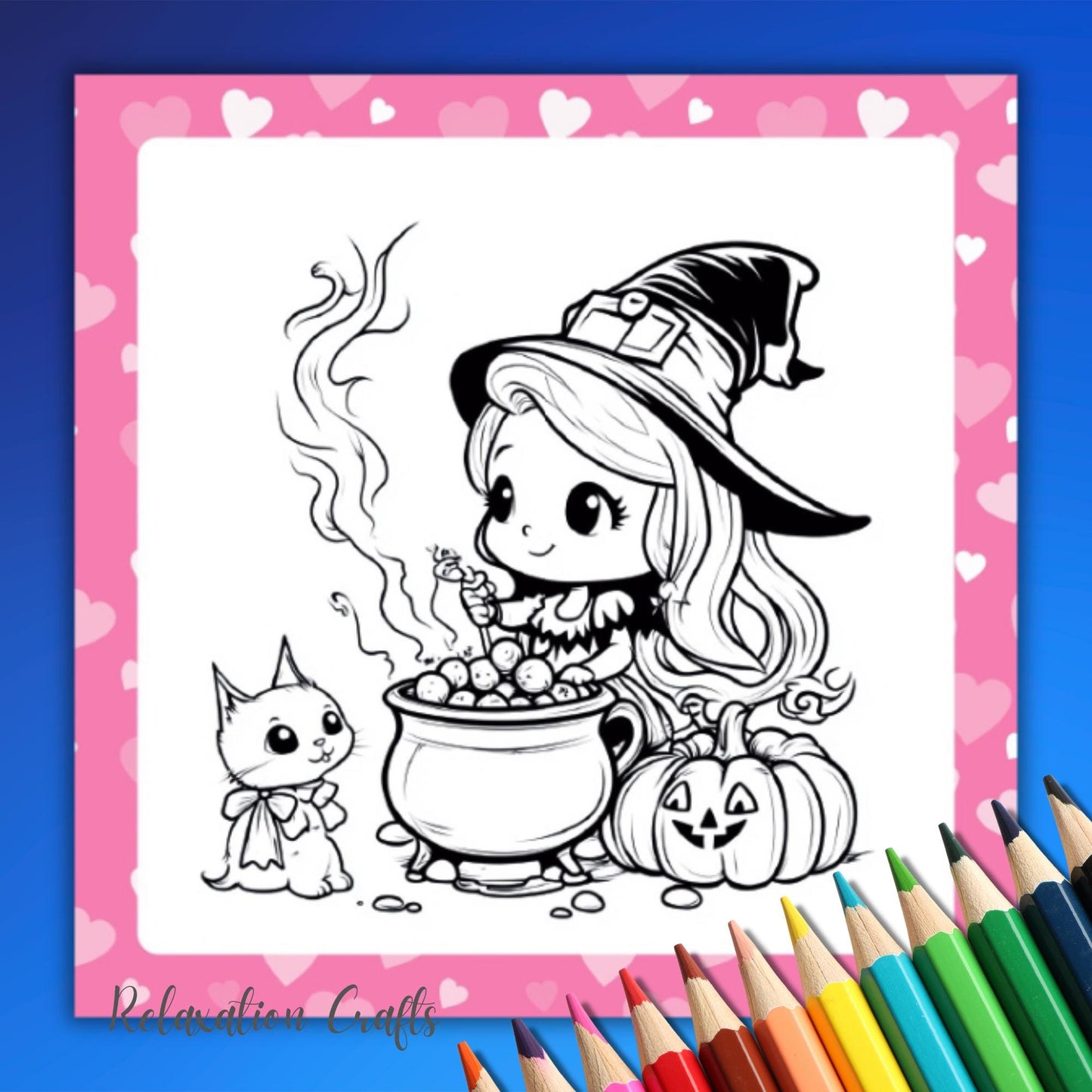 Comfy Cozy Coloring Book, 30 Adorable & Cozy Coloring Pages, Enjoy Playful Ghosts, Friendly Pumpkins and Charming Animals In Soft Spooky Fun